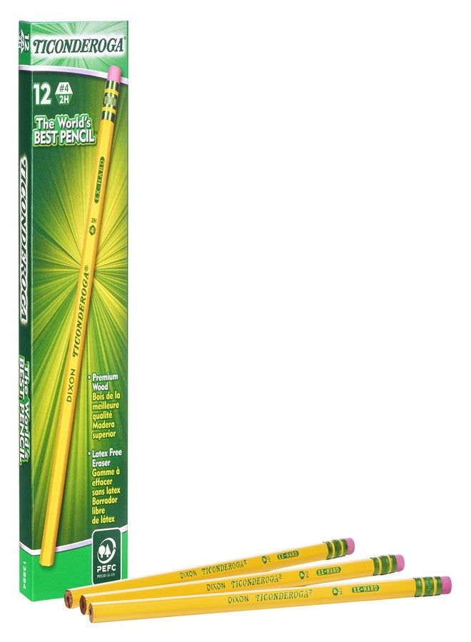 DIXON TICONDEROGA 13884 #4 EX-HARD YELLOW PENCIL - Image 2