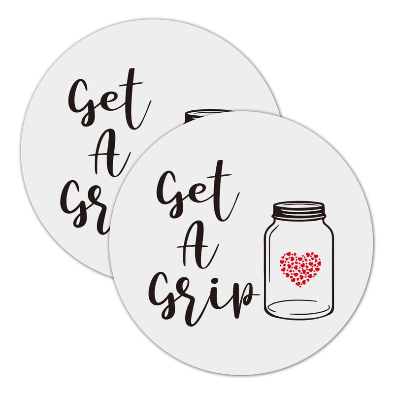 Silicone Jar Opener Gripper Pad Jar Grippers for Opening Jars Get A Grip Rubber Bottle Opener Gripper Pad Round MultiPurpose Non Slip Heat Insulation Bottle Lid Openers for Seniors Kids 2 Pieces