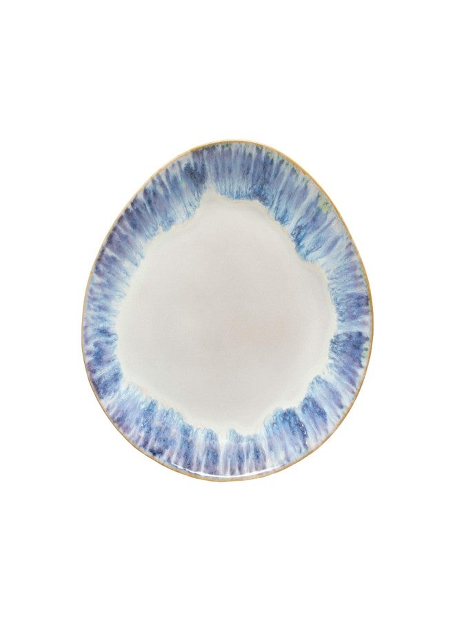 Costa Nova Ceramic Stoneware 11'' Oval Dinner Plate - Brisa Collection, Ria Blue | Microwave & Dishwasher Safe Dinnerware | Food Safe Glazing | Restaurant Quality Tableware - Image 1
