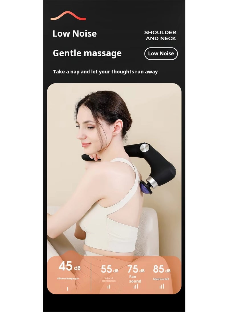 AirYoung Massage Gun with Extended Handle Revolutionary U-Shaped Back Massager for Pain Relief Deep Tissue Body Massager for Neck,Shoulder,Leg-Reach Every Muscle with Ease  - Image 5