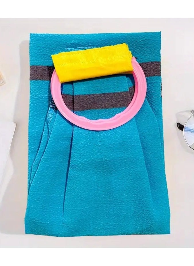 Goolsky Long Strip Exfoliating Back Scrubber, Body Back Scrubber Towel For Shower, Bath Scrub Washclothfor Men & Women Exfoliation, Back Rubbing Towel, Strong Pulling Back Long Strip To Wipe Back, 1pc  - Image 1