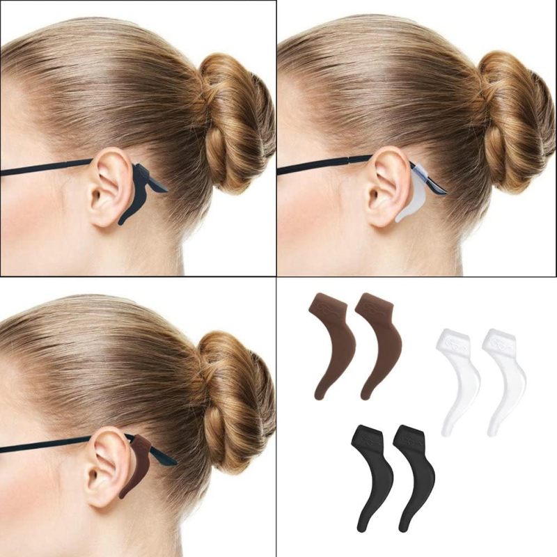 Glasses Ear Clip: 15 Pairs In 3 Colors, Food-grade Silicone, Anti-slip Design - Glasses Stabilizer For Sports, Daily Wear, Children And Adults - Image 5
