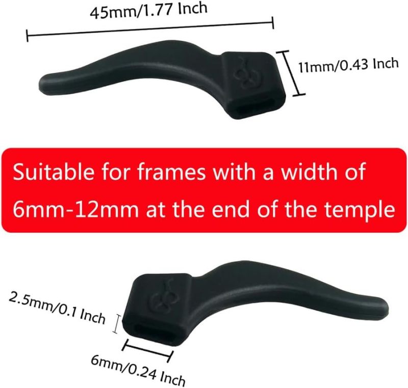 Glasses Ear Clip: 15 Pairs In 3 Colors, Food-grade Silicone, Anti-slip Design - Glasses Stabilizer For Sports, Daily Wear, Children And Adults - Image 4
