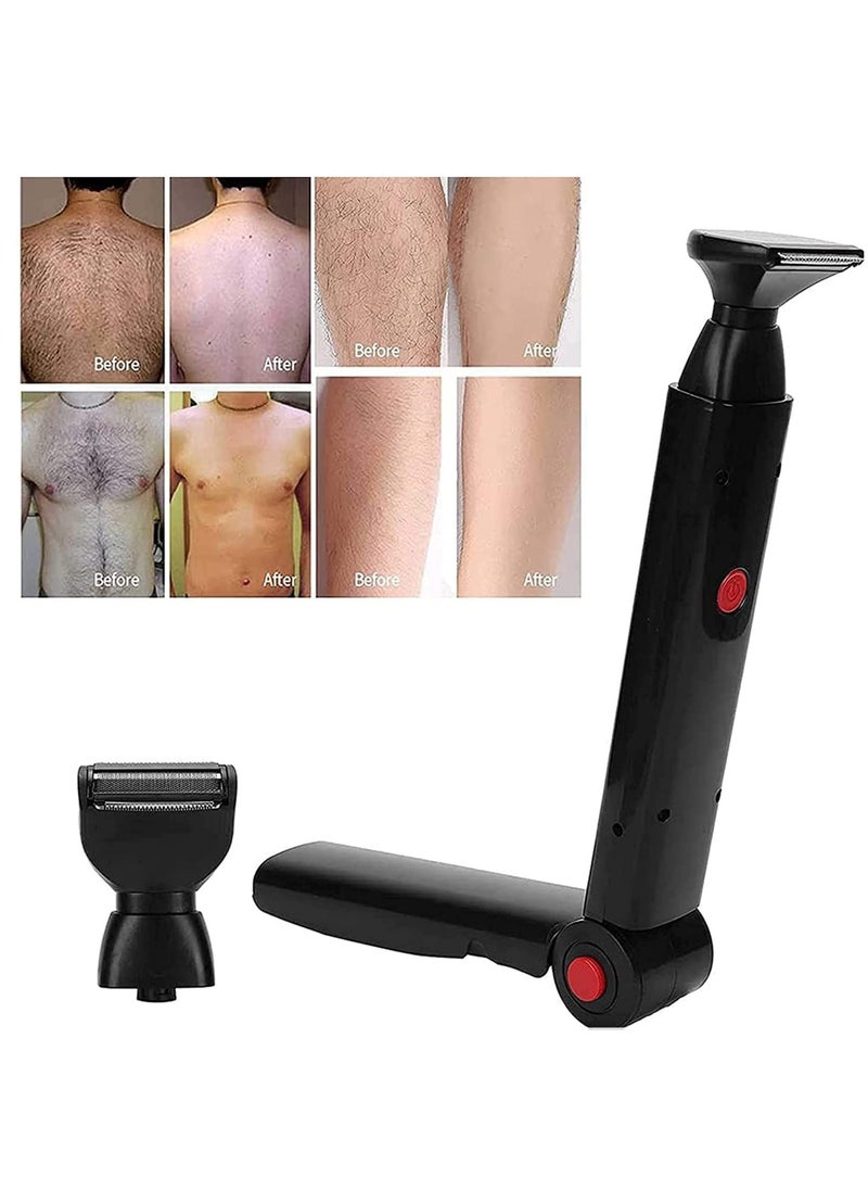 Captaintech Professional Electric Back Shaver for Men - Portable Handheld Body Grooming Razor for Pain-Free Back Hair Removal, Ideal for DIY Grooming and Safe Use.  - Image 5