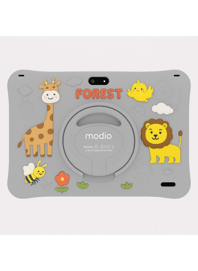 MODIO TAB Modio M25 Kids Tablet – 10.1 Inch HD Display, Android 13, 8GB RAM + 512GB Storage, 8000mAh, Dual Camera, 5G WiFi, with Pen, Watch & Stickers (Grey) - Image 3