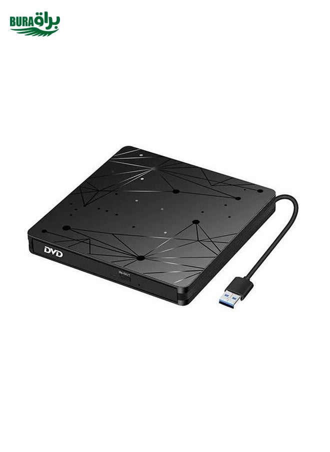 BURAQ External USB 3.0 Portable DVD RW Reader Optical Drive Reader  - Image 2
