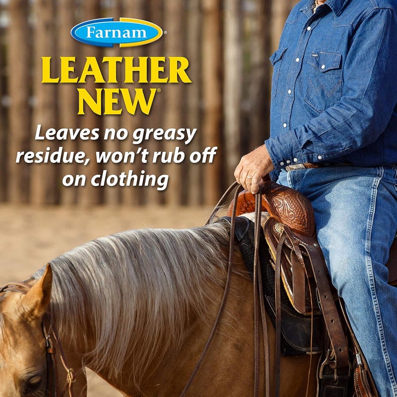 Farnam Leather New Deep-Cleaning Conditioner and Restorer for Saddles and Leather, 32 Ounces - Image 3