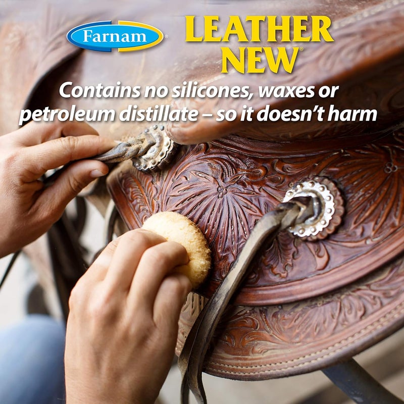Farnam Leather New Deep-Cleaning Conditioner and Restorer for Saddles and Leather, 32 Ounces - Image 5