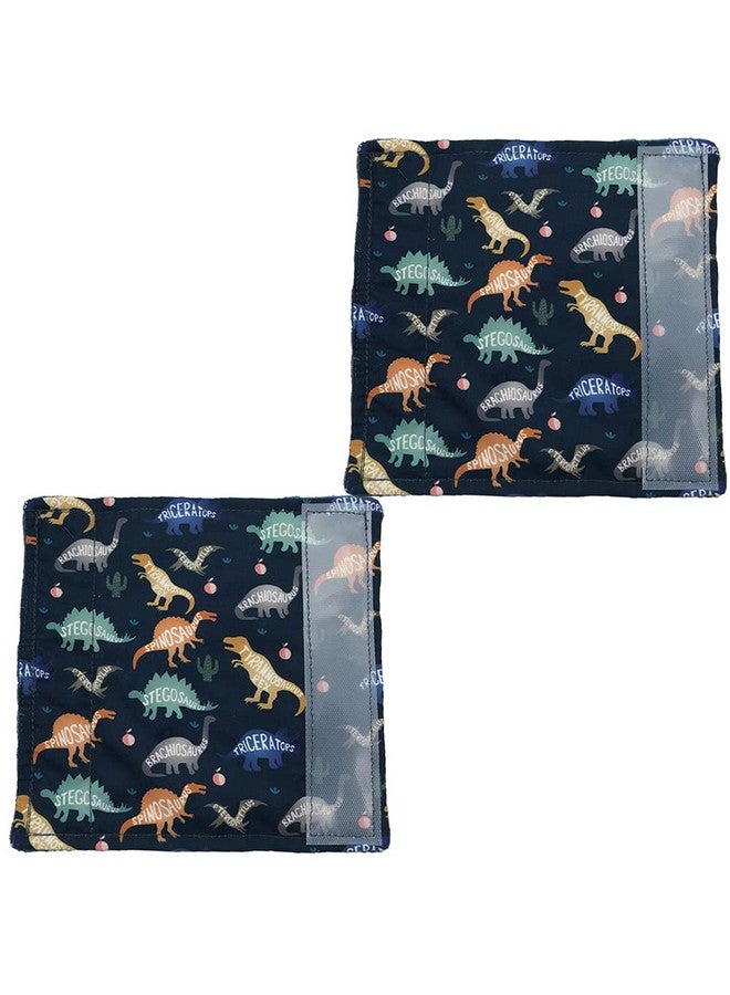 Culclendy Baby Car Seat Neck Cover Car Seat Strap Cover Seat Belt Cushions Pads Shoulder Strap Protectors Reversible Pram Harness Covers In Minky Dinosaur Baby Neck Pad Protector - Image 4
