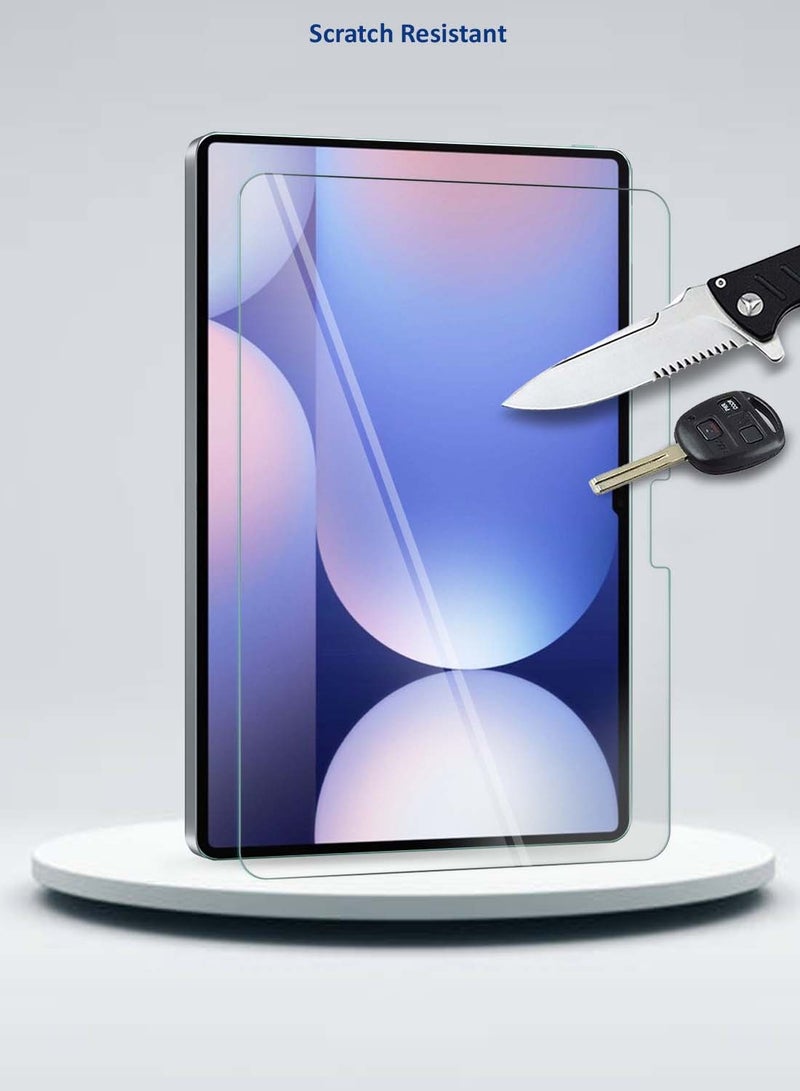 دبليو تيك Samsung Galaxy Tab S10+ / S10 Plus 5G 2024 (12.4 بوصة) X820 X826B 9H Ultra HD واقي شاشة من الزجاج المقوى - شفاف - Image 5