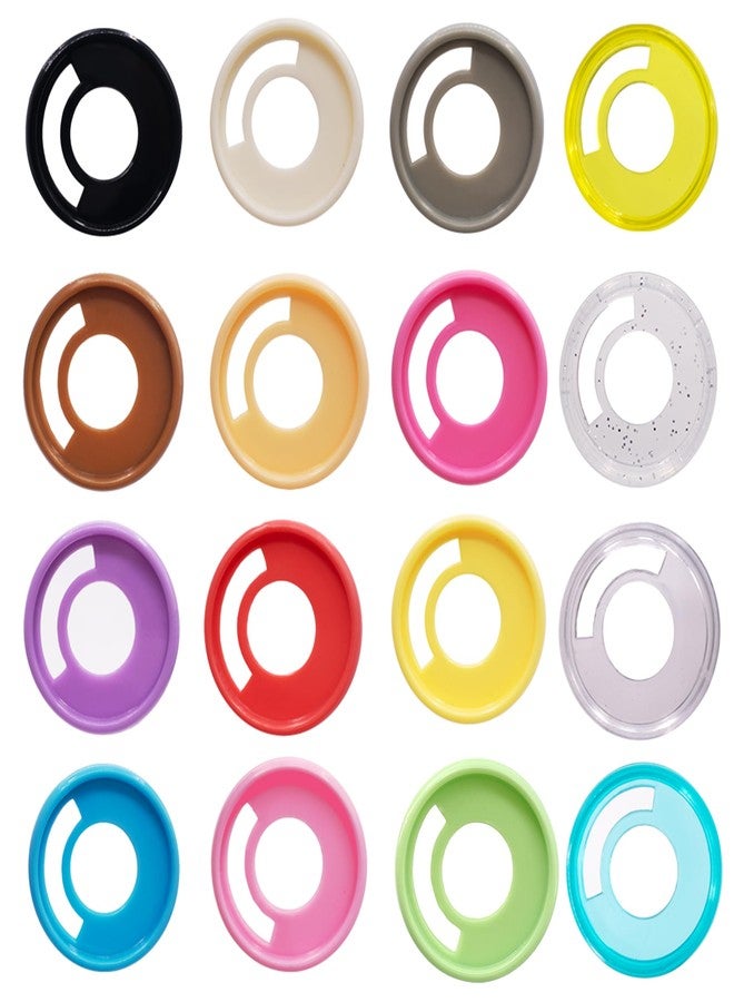 ITSYHPRO 100pcs Discbound Discs Plastic Expander Binder Rings Disc Planner Discbound Notebook Accessories(Multicolor Pen Clip,1.1inch/28mm 100pcs) - Image 1