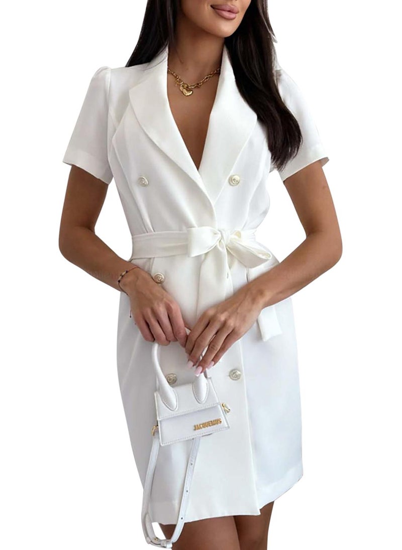 YUNIQEE Belted Blazer Dress  - Image 3