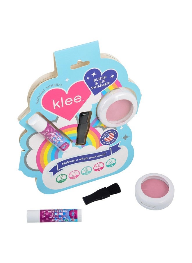LunaStar Luna Star Klee Blush And Lip Shimmer Makeup Kit. Gentle And Non-Toxic. Kid-Friendly. Made In Usa. (Cotton Candy Whisper) - Image 2