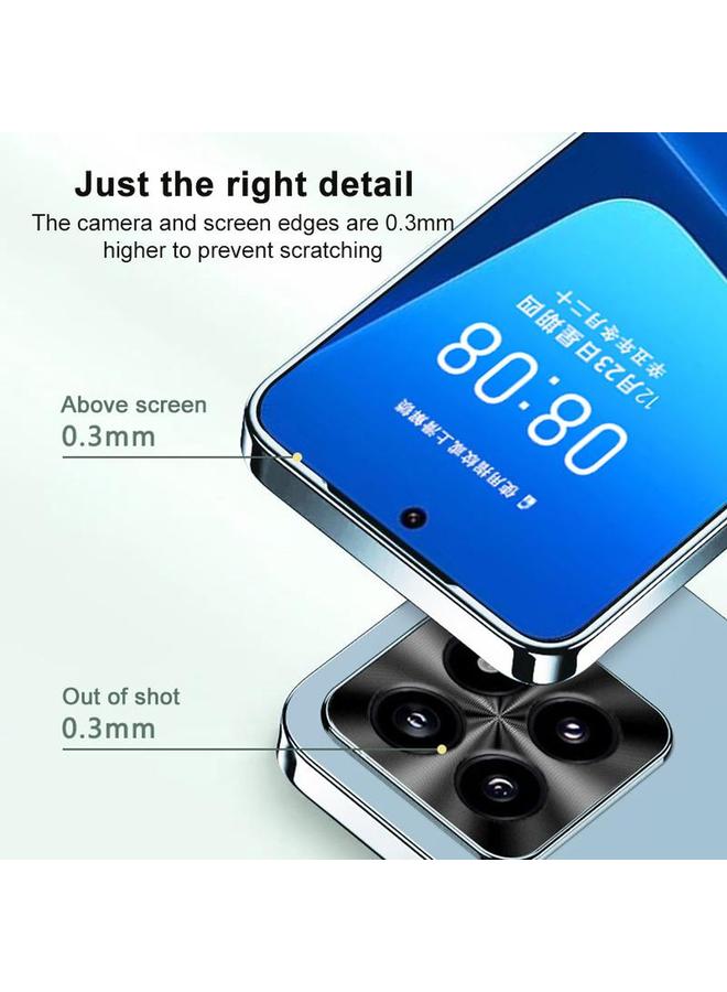 S-TOP Case For Redmi Note 14 Pro+ 5G AG Frosted Electroplating Acrylic Phone Case - Image 3