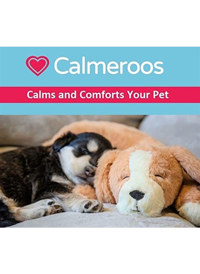 Calmeroos Puppy Heartbeat Toys Calming Separation Anxiety Relief Toys for Dogs Heartbeat Simulator in a Soft Comforting Pillow Pet Plush  - Image 2