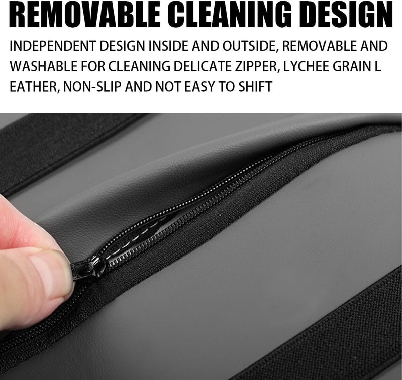 Bittwee Car Armrest Cushion with Organizer Pockets - Image 4