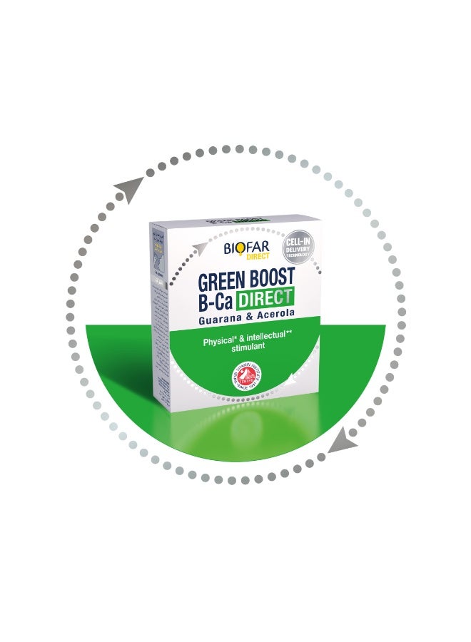 Biofar Direct Green Boost B-Ca Body&Mind Boost – 14 Sticks