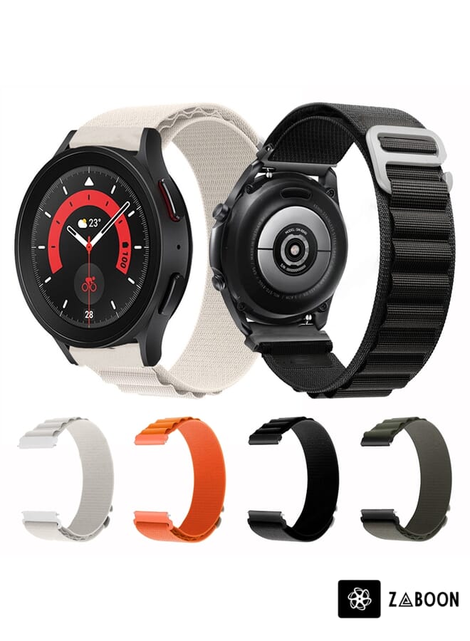 Zaboon Amazfit GTS4 Mini / Coros Pace 2 20mm Universal Nylon Loop Watch Band - Image 3