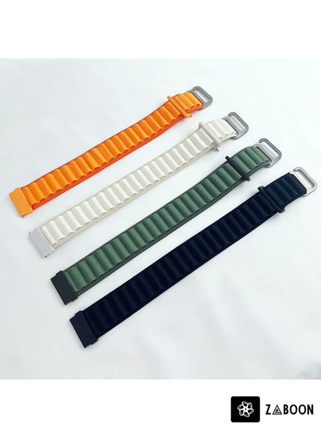 Zaboon Amazfit GTS4 Mini / Coros Pace 2 20mm Universal Nylon Loop Watch Band - Image 4
