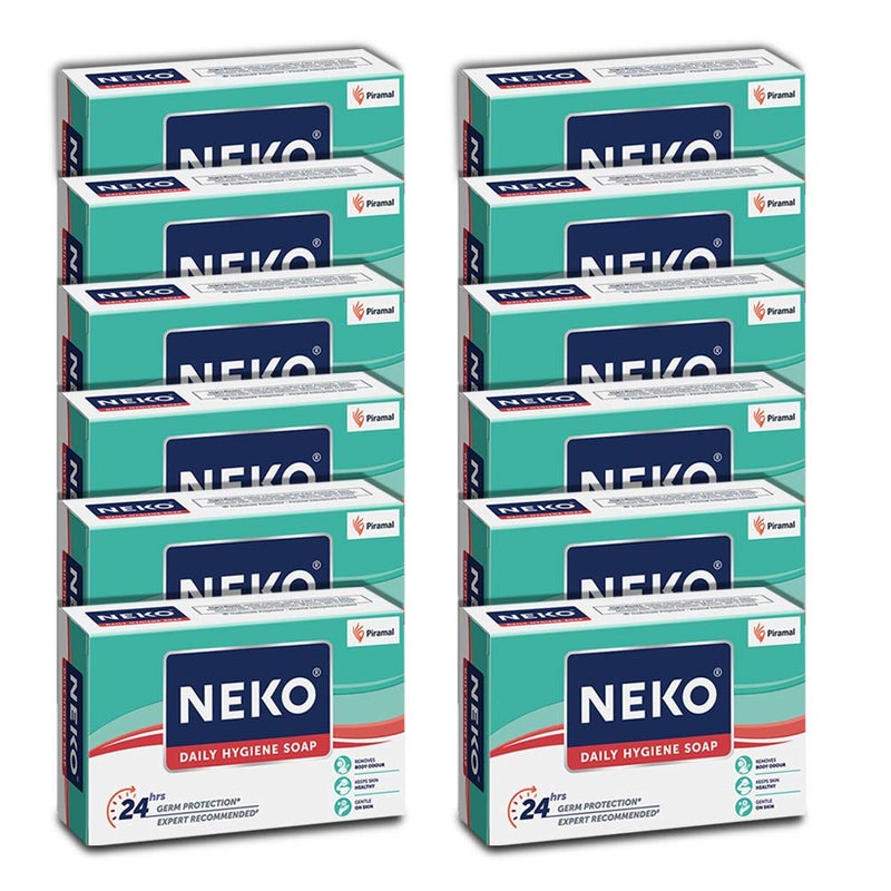 Neko Daily Hygiene Soap 24 hours Germ Protection 100g Pack of 12 - Image 1