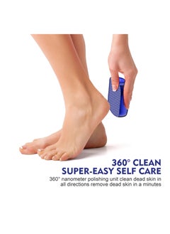 T NEWFUN Nano Glass Callus Remover Callus Removal Foot Safe Fast for Callus Removal on Wet and Dry Feet,Callus Remover for Foot Care for Exfoliating Dead Skin（blue）  - Image 4