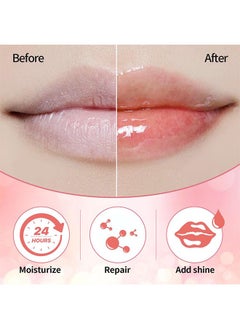 Hydrating Lip Glow Oil, Moisturizing Lip Glow Oil, Nourishing Glossy Transparent Lip Oil, Plumping Lip Oil, Lip Balm, Non-sticky Tinted Toot Lip Balm for Lip Care (PINK) 6ml - pzsku/Z840388B5E18E07BF6F25Z/45/_/1719540626/d82e5a3e-58ad-4cb3-880a-aee4689db2c6