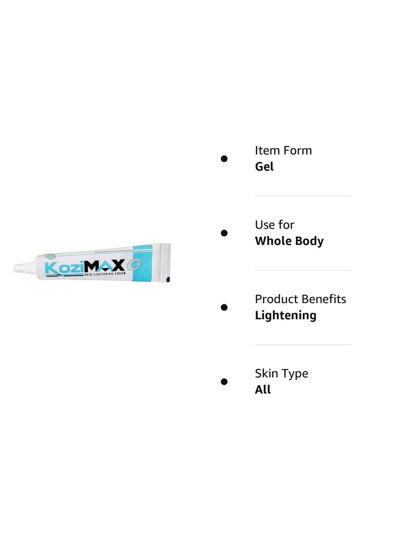 Kozimax - Ethiglo Kozimax Skin Lightening Cream 15 grams Pack of 01 - Image 1