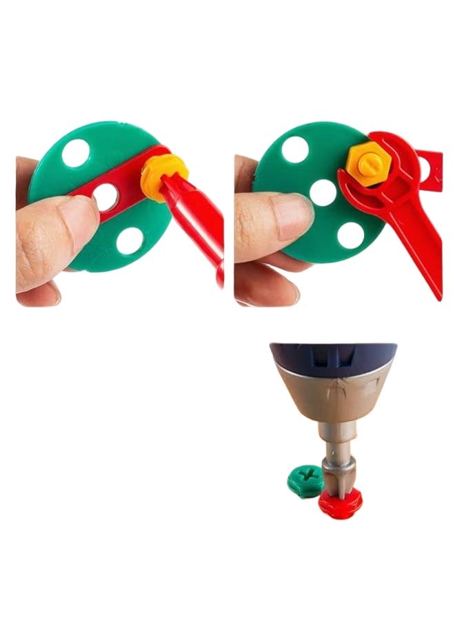 203-Piece Kids Puzzle Assembly Kit With Electric Screwdriver Screw Repair Disassembly Repair Toys - Image 5