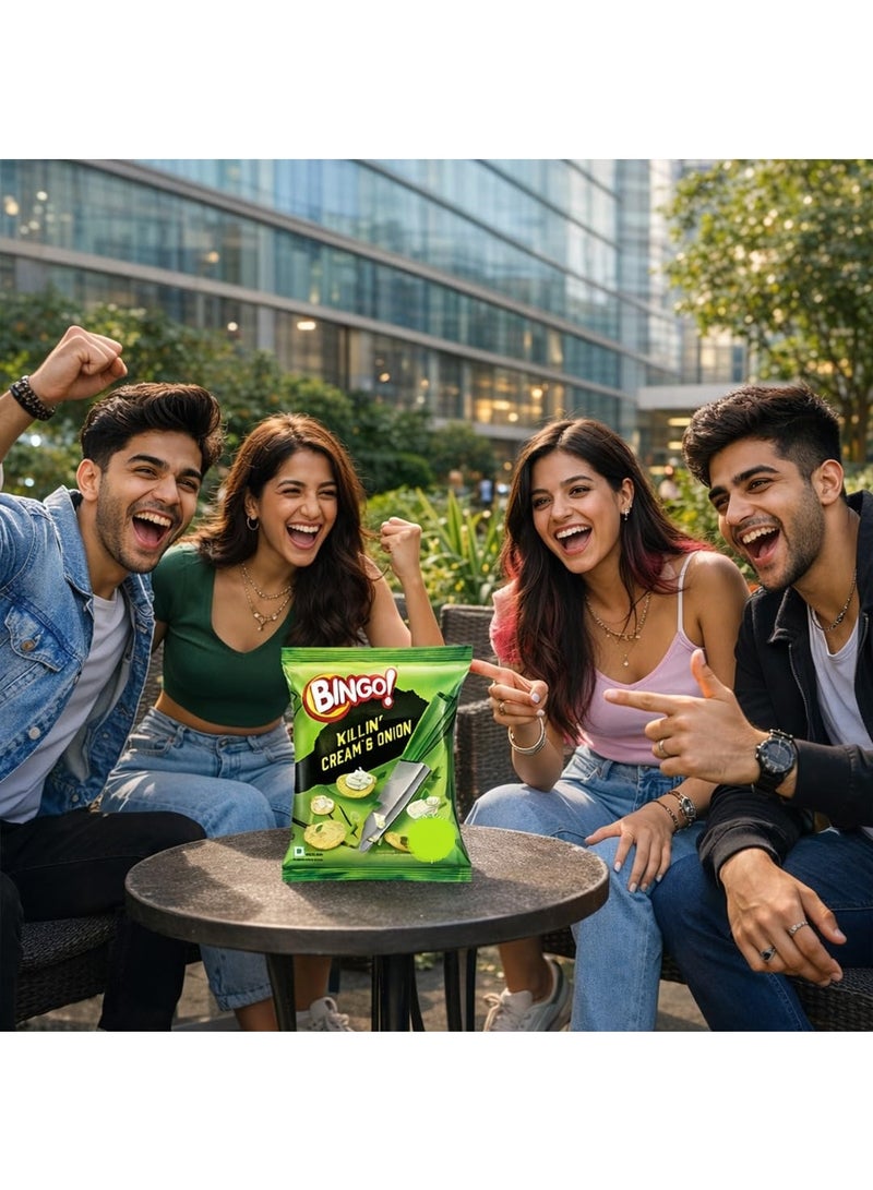 Bingo! Potato Chips Killer Cream & Onion 45g - Image 3