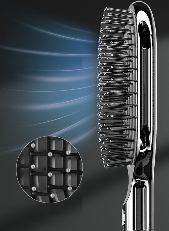 مشط شعر بوسادة هوائية سوداء - Image 4