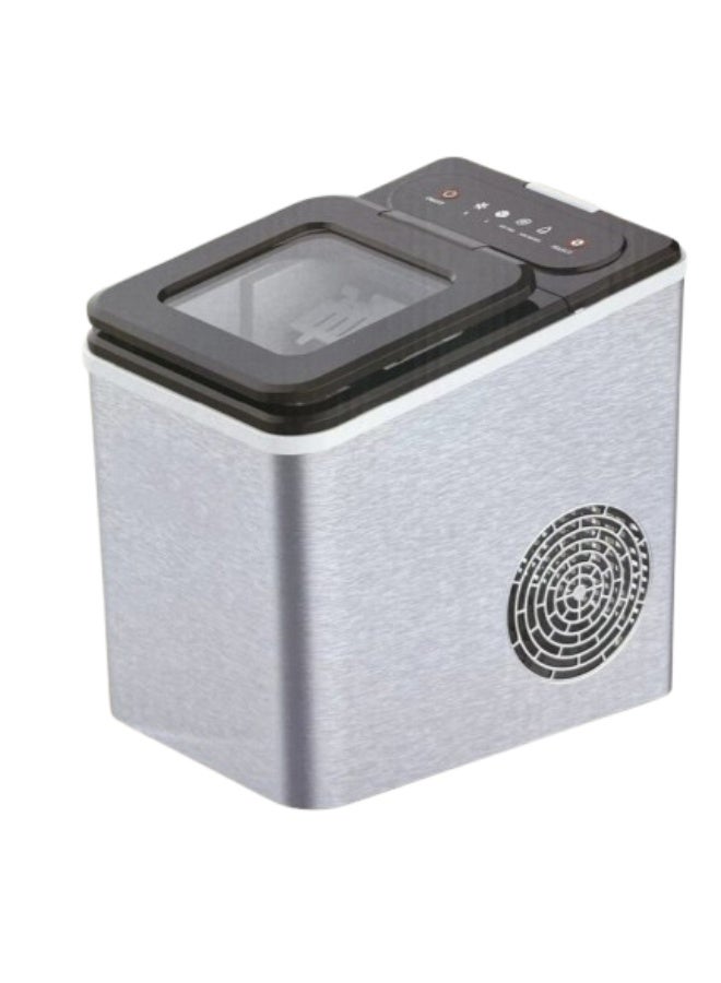 ماكينة صنع الثلج المحمولة Bullet بسعة 1.8 لتر، بقوة 300 واط، سريعة وهادئة، مزودة بخزان ماء ومغرفة - مثالية للمنزل والمكتب والمطبخ والبار والمقهى - Image 1