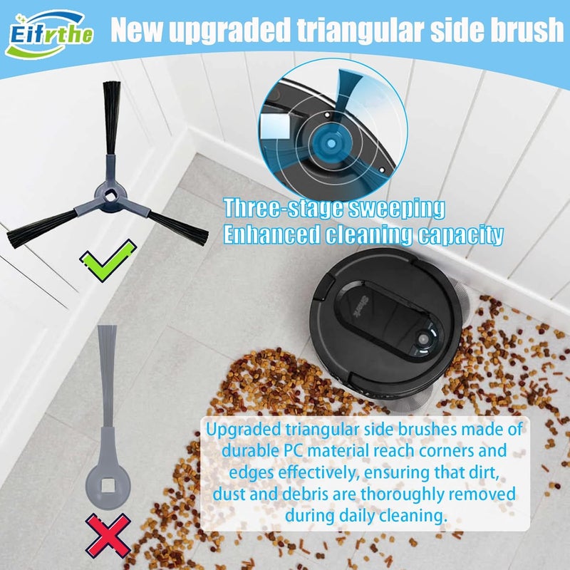Eifrthe طقم قطع الغيار المكون من 26 قطعة لروبوت المكنسة الكهربائية Shark IQ RV101AE Shark AV911S EZ RV1000 RV1001 AV970 AV993 RV912S RV913S AV1002AE، قطع غيار shark rv1001ae - Image 3