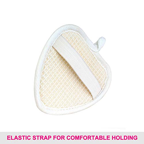Vega Loofah Pad Body Sponge & Scrubber for Women & Men | Soft Mesh Bath Sponge for Dead Skin Removal | Gentle Body Exfoliator for Smooth & Healthy Skin, Small (NBA 3/6) - Image 4