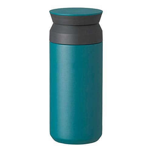 KINTO 20935 Travel Tumbler, 11.8 fl oz (350 ml), Turquoise, Double Wall Vacuum Construction, Heat and Cold Retention - Image 1