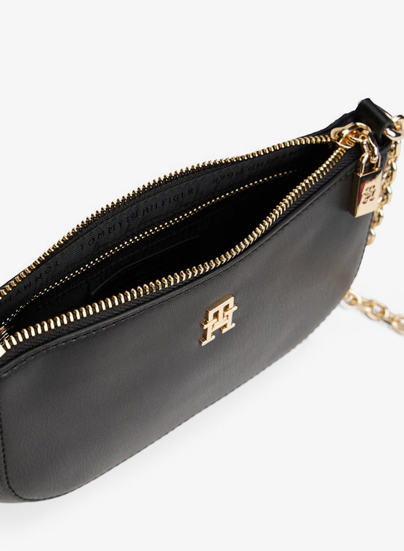 TOMMY HILFIGER TH Monogram Chain Strap Crossbody Bag - Image 5