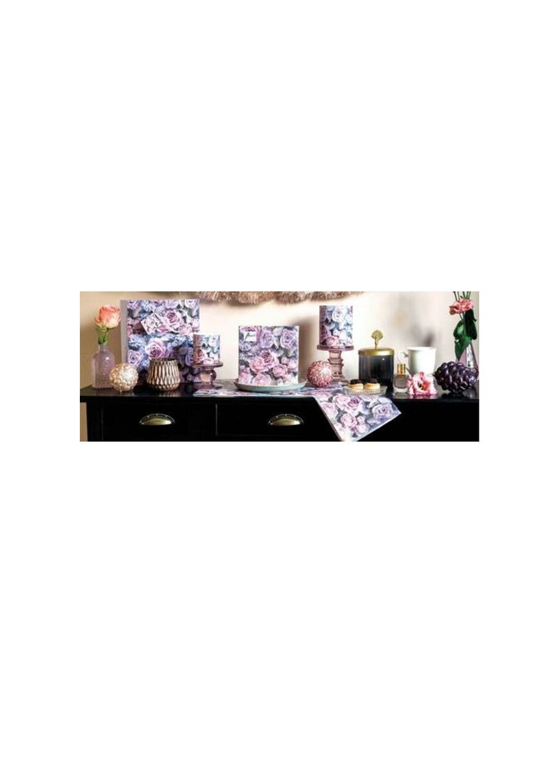 Ambiente Small Winter Roses Napkins - Image 3