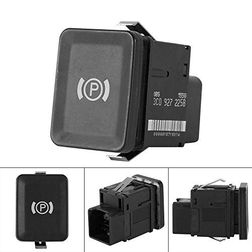 Keenso Car Parking Brakes Switch,Emergency Parking Brake Handbrake Button Switch for Passat 2005-2011 - Image 2