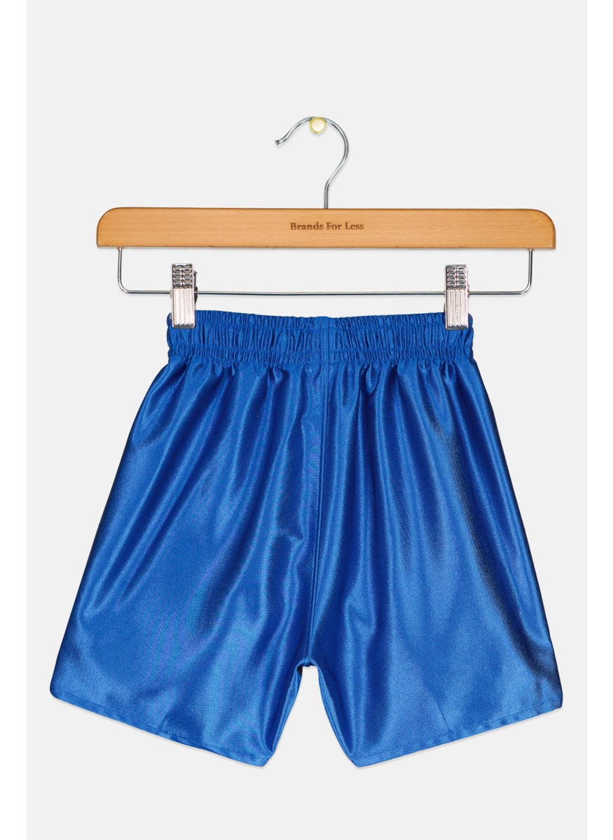 PUMA Kids Boy Sportswear Fit Training Shorts, Blue  - Image 2