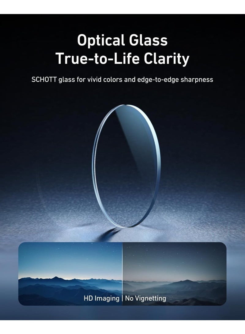 TELESIN CPL ND Filter Kit for DJI Osmo Action 6, 4 Pack CPL ND8 ND16 ND32 Filter Set Snap-On Neutral Density Polarising Filter, Action 6 HD Optical Glass/Multi-Coated Filters Creator Combo Accessories - Image 5