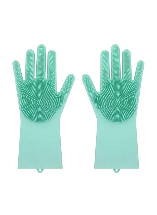 2-Piece Silicone Cleaning Gloves - Image 1