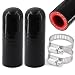 TuoLauthon 2Pcs High Temperature 4Ply Reinforced Silicone Hose Cap ID 12 Inch13mm Hose End Plug For Turbo Bypass ValveFix LeakThrottle Body Water PortHeater CoreCoolant Heater Vacuum Water Port - Image 2