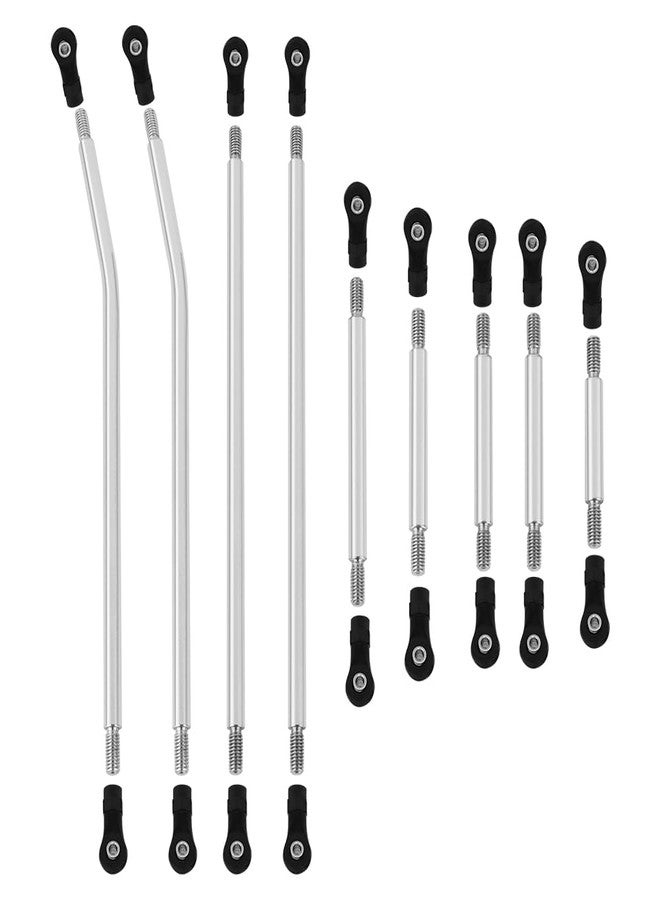 Pothyes LCG Girder Frame Hard Stainless Steel Linkage Link Rod End for 1/10 RC Crawler Axial SCX10 II III TRX4 Capra 1.9 UTB Metal Links Upgrades (SCX10 II) - Image 3