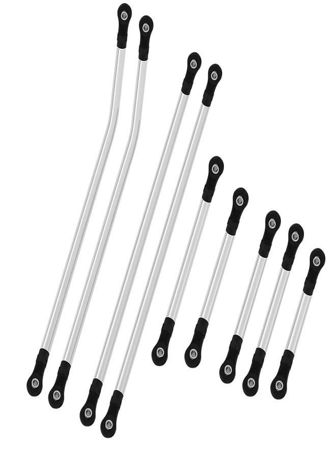 Pothyes LCG Girder Frame Hard Stainless Steel Linkage Link Rod End for 1/10 RC Crawler Axial SCX10 II III TRX4 Capra 1.9 UTB Metal Links Upgrades (SCX10 II) - Image 2