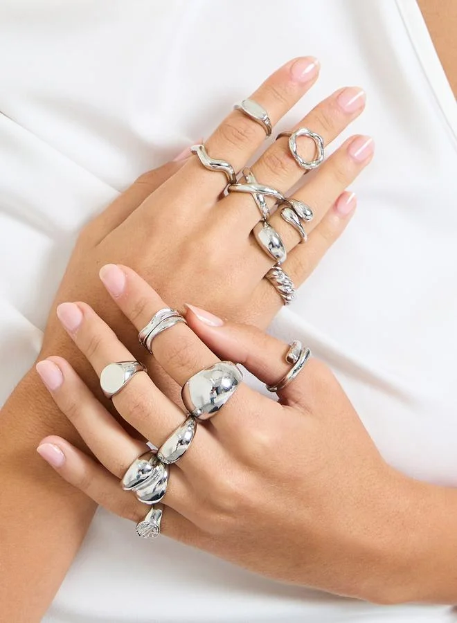 ستايلي Set of 14 - Geo Rings