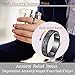 OreilleStar Anxiety Ring for Women Spinner Ring Fidget Ring Fidget Toys Adults Spinner Thumb Ring Anxiety Fidget Rings for Women Stainless Steel Anxiety Fidget Ring MenMoon StarBlack 10 - Image 4