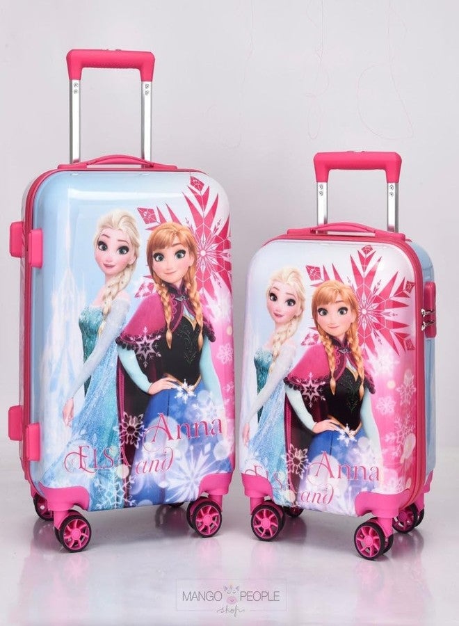 TOYVELLY 2-Piece Kids Luggage Set - 18-Inch & 15-Inch Trolley Suitcases for Boys & Girls | Multi-Design Kids Travel Bags (2pcs) - Image 4