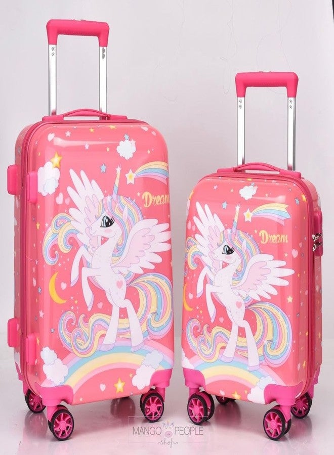 TOYVELLY 2-Piece Kids Luggage Set - 18-Inch & 15-Inch Trolley Suitcases for Boys & Girls | Multi-Design Kids Travel Bags (2pcs) - Image 3
