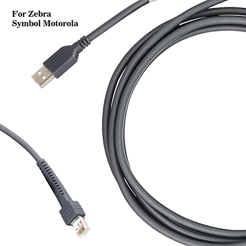 Sumicor USB Barcode Scanner Cable for Zebra Symbol Motorola LS2208 LS3008 LS9208 DS4208 DS6878 STB4278 Barcode Scanner 2m656ft USB Port Straight - Image 3
