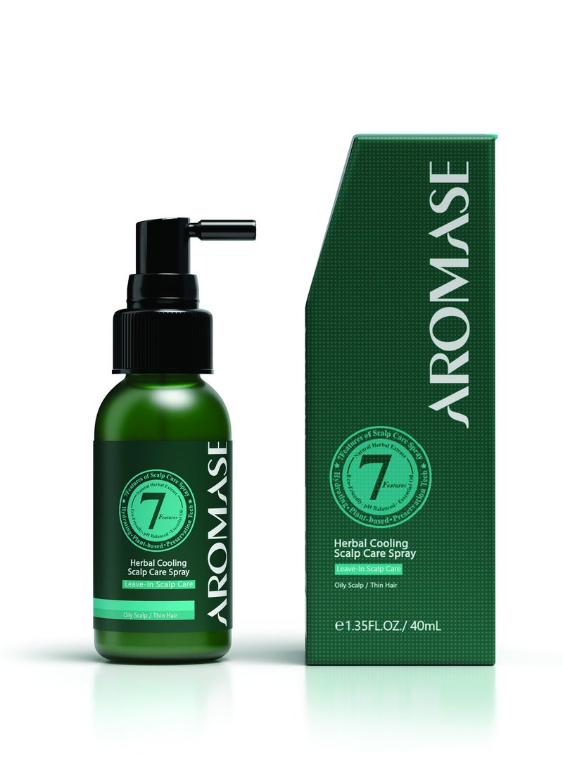 AROMASE Herbal Cooling Scalp Care Spray 40 ml - Image 2