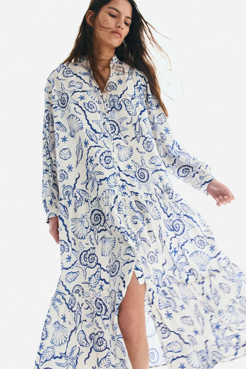 H&M Tiered maxi dress